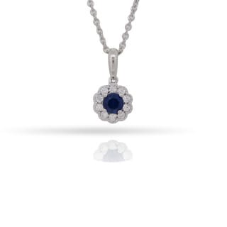 Elegant sapphire and diamond necklace, 海瑞溫斯頓
